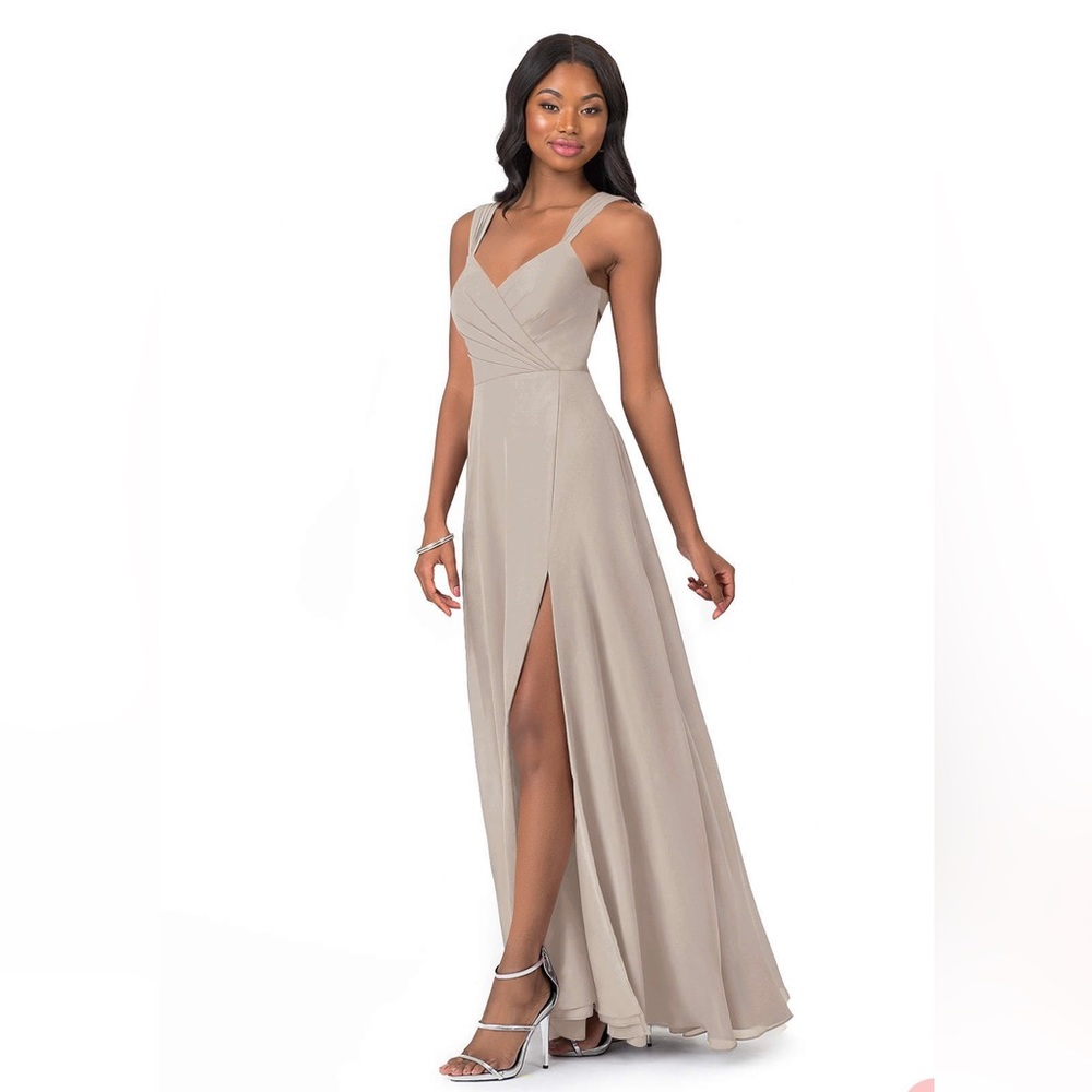 BNWT Azazie Nahrin Dress / Gown Frost